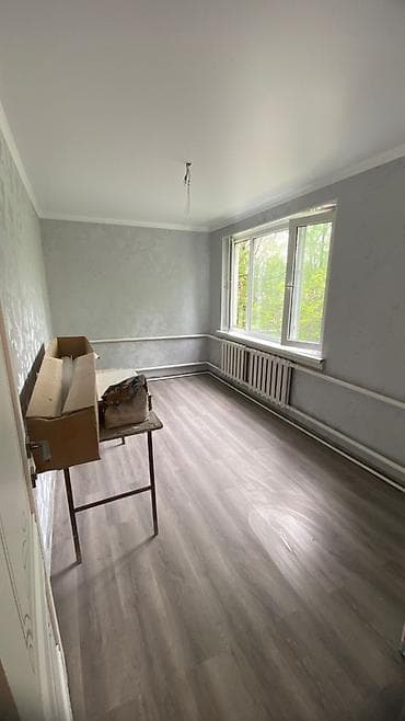 квартира калыкакиева: 3 комнаты, 56 м², 105 серия, 2 этаж, Евроремонт — 5