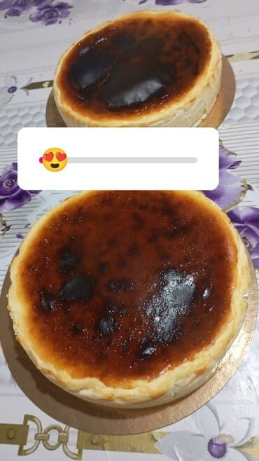 букет из курута: Чизкейк разнные Сан Себастьян 
домашний компот — 2