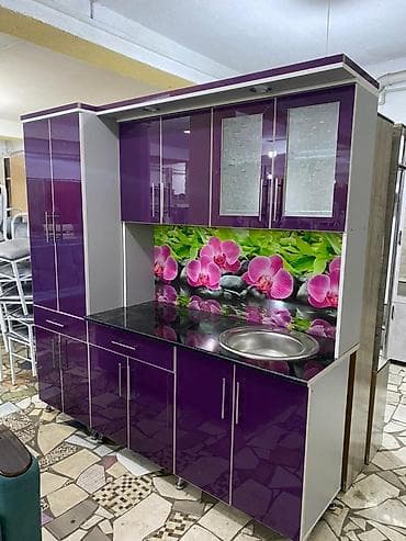 Кухонный гарнитур, Новый, цвет - Белый, ДСП, Бесплатная доставка at lalafo.kg Кухонный гарнитур, Новый, цвет - Белый, ДСП, Бесплатная доставка