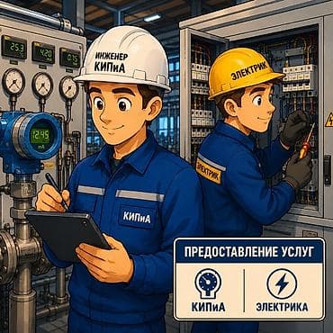 Услуги КИПиА и электротехнические работы под ключ Профессиональное at lalafo.kg Услуги КИПиА и электротехнические работы под ключ Профессиональное
