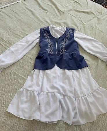 Детское платье, цвет - Белый at lalafo.kg Детское платье, цвет - Белый