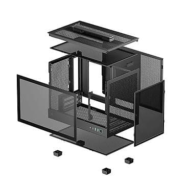 am 4: Корпус ПК, Б/у, DeepCool, Mini-ITX, цвет - Черный — 3