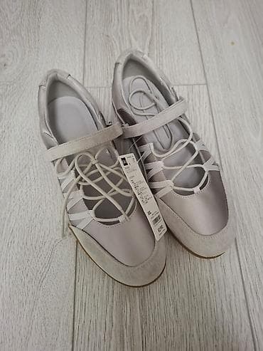 greyder обувь: Балетки/кросс‑мэри джейн GU - Цвет: светло‑серый (перламутровый — 1