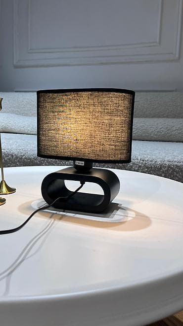 доска гладильная: Настольная лампа с абажуром из льна - Материалы: абажур из льняной — 5