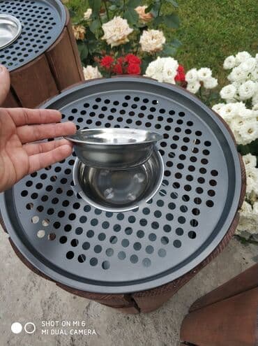 умывальник для частного дома: Садовые мусорные урны . Размер : Высота 75смдиаметр 33см объем ведра — 4