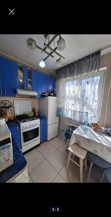 flat osh: 3 комнаты, 58 м², 104 серия, 1 этаж, Косметический ремонт — 3