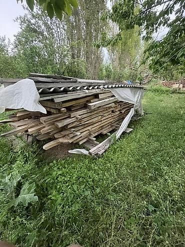 шейшеп оптом: Пиломатериалы (разновелка) — штабель нестроганых досок и бруса — 2