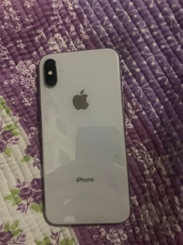айфон xr бу: IPhone X, Б/у, 64 ГБ, Белый, Чехол, 60 % — 1