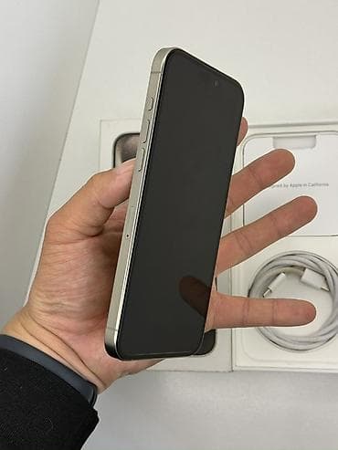 свет аренда: IPhone 15 Pro Max, Б/у, 512 ГБ, Natural Titanium, Коробка, Защитное стекло, Кабель, 88 % — 5