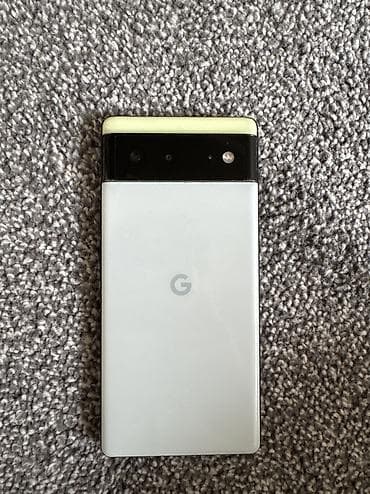 Google Pixel 6, Б/у, 128 ГБ, цвет - Белый, eSIM