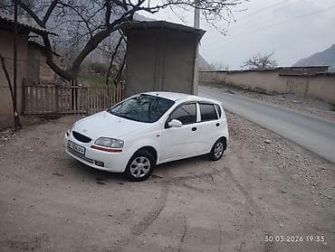 цены на услуги электрика в бишкеке: Daewoo Kalos, 5‑дверный хэтчбек, белый цвет. Киргизские номера (03 KG — 6