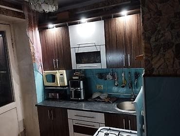 кухонные угол: Кухонный гарнитур, цвет - Коричневый, ДСП — 1