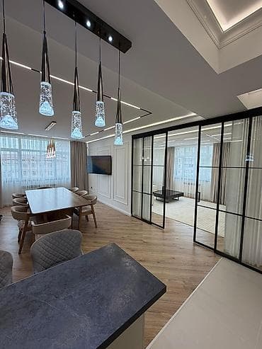 3: 3 комнаты, 110 м², Джал мкр (в т.ч. Верхний, Нижний, Средний) 3 этаж, Дизайнерский ремонт — 1