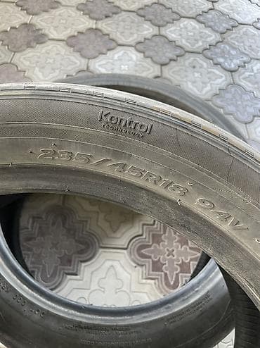 dn8: Шины 235 / 45 / R 18, Лето, Б/у, 1 шт, Легковые, Корея, Hankook — 3