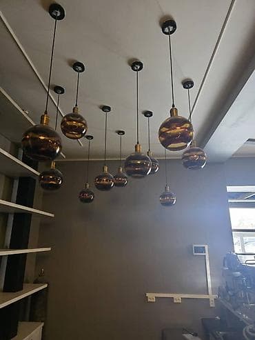 Освещение: 11шт По 500 забирайте Подвесные светильники с круглыми плафонами из — 1