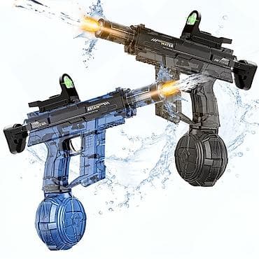 Игровой водяной бластер-автомат (2 цвета) - Формат «пистолет‑пулемёт»