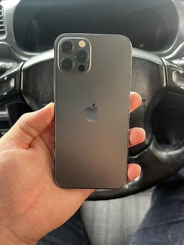 12 pro: IPhone 12 Pro, Б/у, 128 ГБ, Графит, Чехол, 68 % — 6