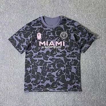 tech fleece: Футболка MIAMI “A BATHING APE” с камуфляжным принтом - Крой — 2