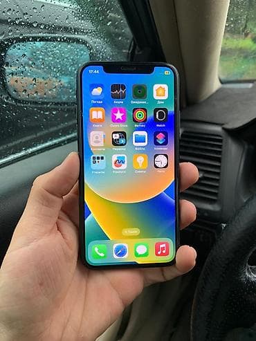 iphone x бу: IPhone X, Б/у, 64 ГБ, Черный, Защитное стекло, Чехол, 100 % — 7