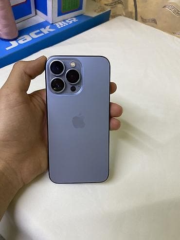 samsung note 6: IPhone 13 Pro, Б/у, 128 ГБ, Blue Titanium, Кабель, 100 % — 1