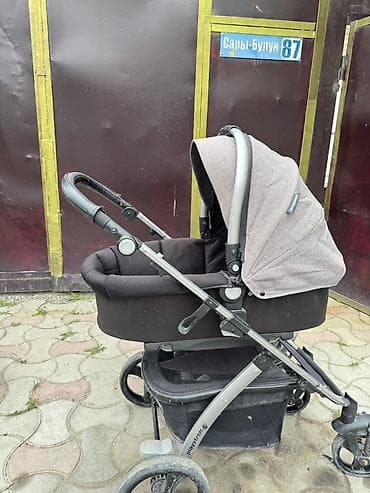 Детская коляска-трансформер PlayTech (надпись на раме) 2 в 1 — 1