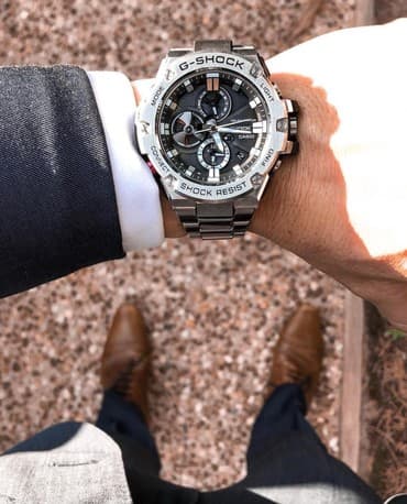 Киреге берилүүчү кийимдер: G-shock gst-b100 с совместимостью с android, ios!!! конструкция и — 2