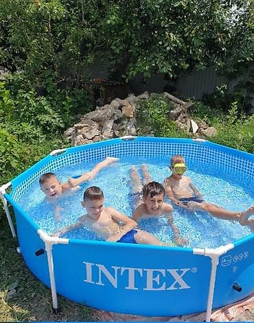 Бассейны: Каркасный бассейн INTEX - Тип: разборный каркасный бассейн круглой — 2