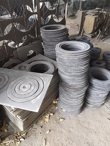 дверца печки: Канализационные чугунные люки все виды в Оше новые, Чугун люктар — 8