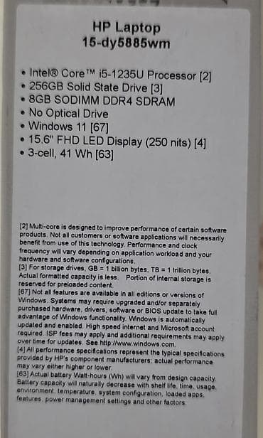 osmo 6: Продаю ноутбук HP Laptop в идеальном состоянии, как новый! — 2