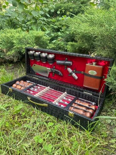 Шашлычный набор-идеальный подарок для мужчины, у которого все есть!!!