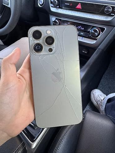 IPhone 15 Pro Max, Б/у, 256 ГБ, Серебристый, 86 % — 1