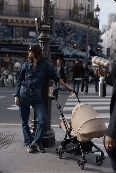 ручка от коляски: Коляска, Anex, цвет - Коричневый, Б/у, Самовывоз, Платная доставка — 2