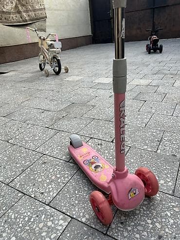 Детский самокат, Трёхколёсный — 1