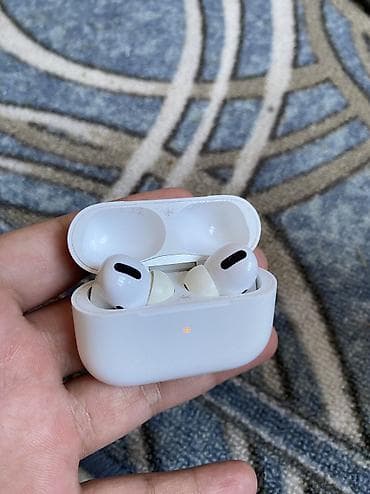 pro 5: Беспроводные вакуумные наушники, Apple, AirPods Pro, Б/у — 2