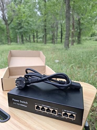 🔌 POE-коммутатор 4+2 / Power Switch ✅ 4 POE порта для 🎥 ✅ 2 Uplink