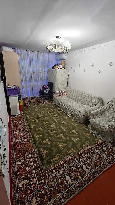 osh flat: 2 комнаты, Юг-2 мкр Студентам, С мебелью полностью — 1
