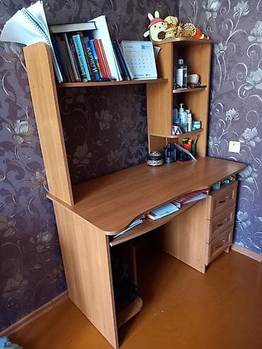 детский планшет купить: Детский комплект мебели в одной гамме (под дерево). Двухъярусная — 2