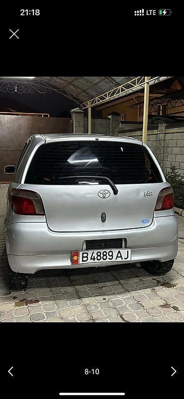 Унаа сатуу: Toyota Vitz: 2001 г., 1 л, Автомат, Бензин, Хетчбек — 2