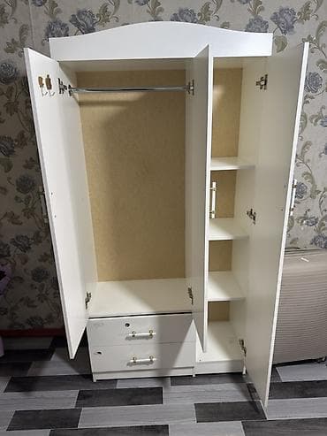 o store: Детский комплект мебели «Paris» - Трёхстворчатый платяной шкаф белого — 2