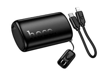 зарядка сяоми: Power Bank HOCO Q50 Victory, черный Компактный внешний аккумулятор — 1