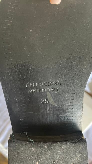 Туфли: Сапоги, 36.5, Balenciaga, Б/у, цвет - Черный, Самовывоз — 4