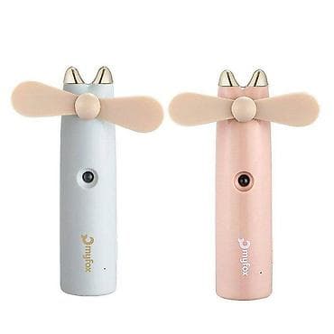 Вентилятор переносного типа с увлажнителем можно взять с собой на