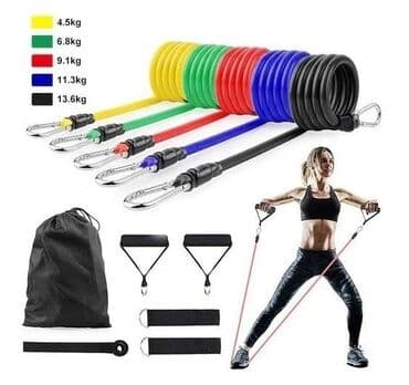 брусья и турник для дома: Набор жгутов с держателем — 1