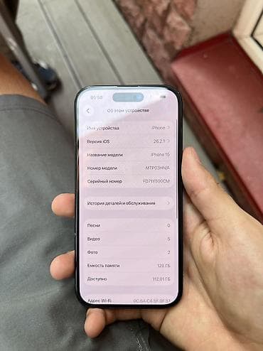 iphone s6: IPhone 15, Б/у, 128 ГБ, Черный, 73 % — 8