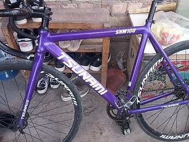 speedone frame: Шоссейный велосипед, Tsunami, Рама M (156 - 178 см), Б/у — 2