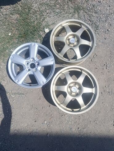 продаю титан диск на ниву: Литые Диски R 17 1 шт, отверстий - 5, Б/у — 1