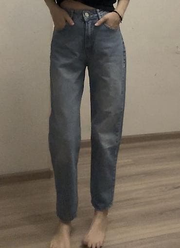 DF JEANS w24/w34 Женские джинсы из плотного денима, классический — 3
