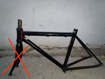 моторы для велосипедов: Обмен либо продажа Рама для фикса Meister Алюминиевая отдам с кареткой — 4