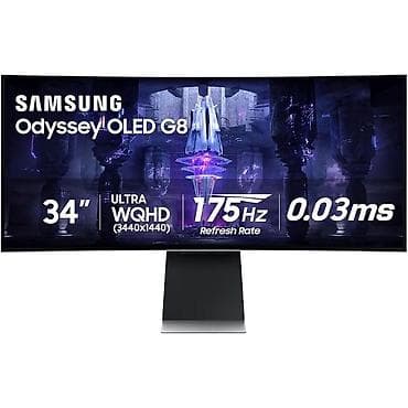Монитор, Samsung, Б/у, OLED, 34" - 35"