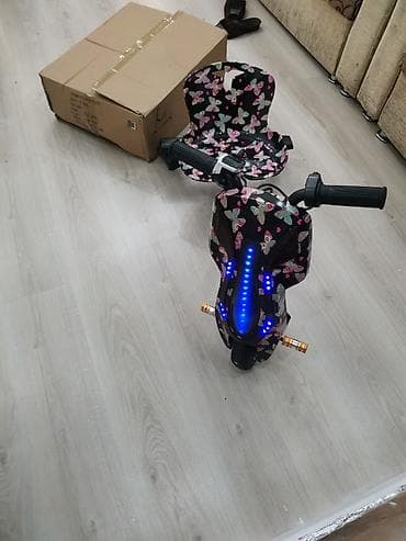 электрический попыт: Новая с коробкой Детский электрический дрифт‑трайк (электросамокат с — 4